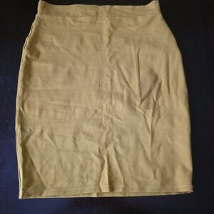 Urban Outfitters Mustard Pencil Skirt